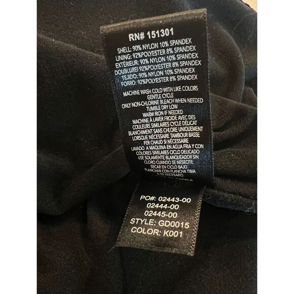 Good American Women's Ribbed Sleeveless Midi Bodycon Tank Dress Black Size 1 - Picture 5 of 5